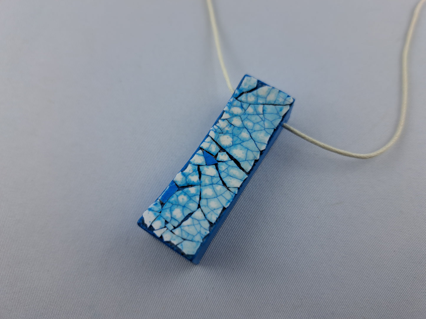 15148 - Pendentif EggShell bleu