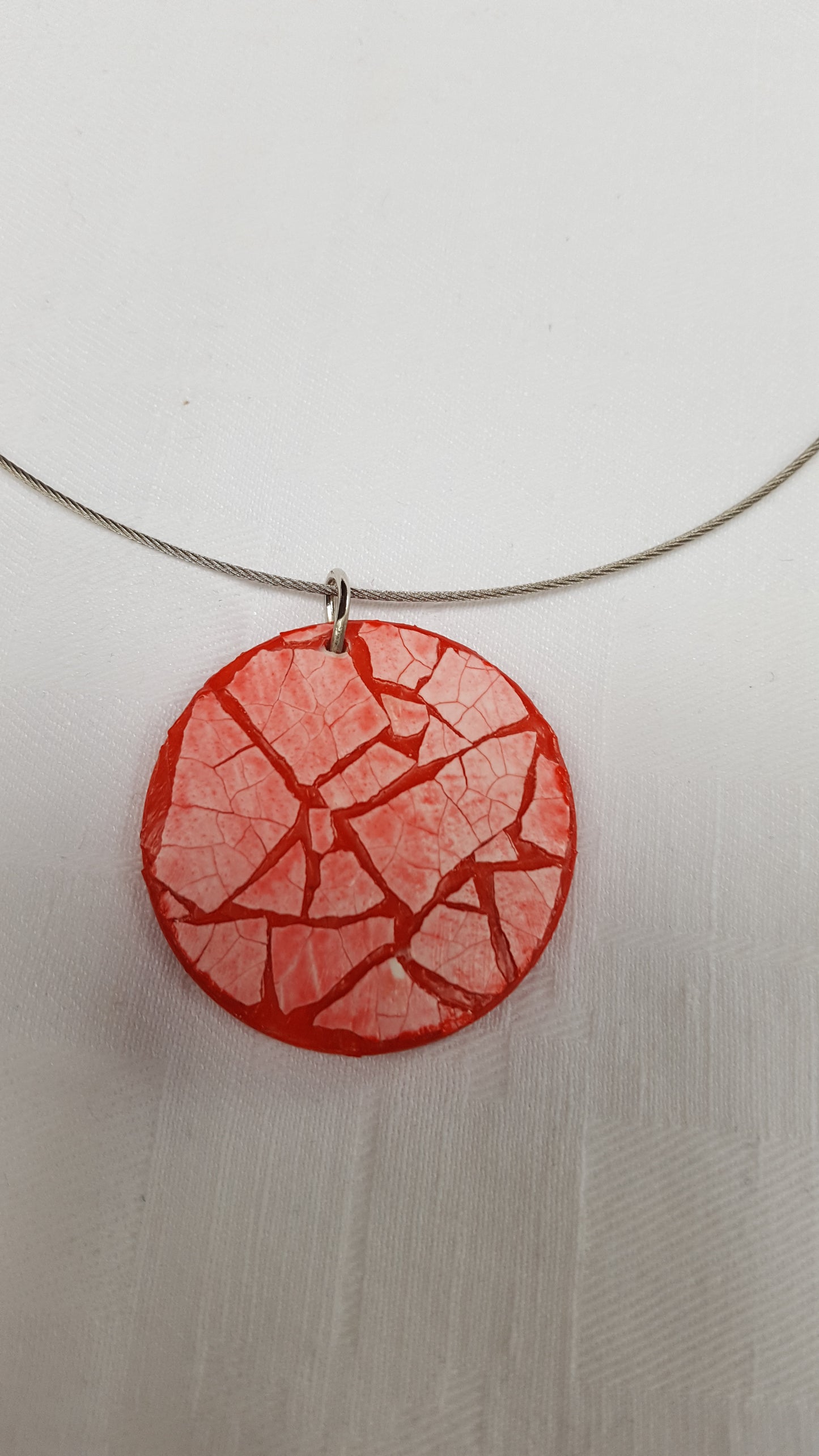 18106 - Pendentif EggShell orange