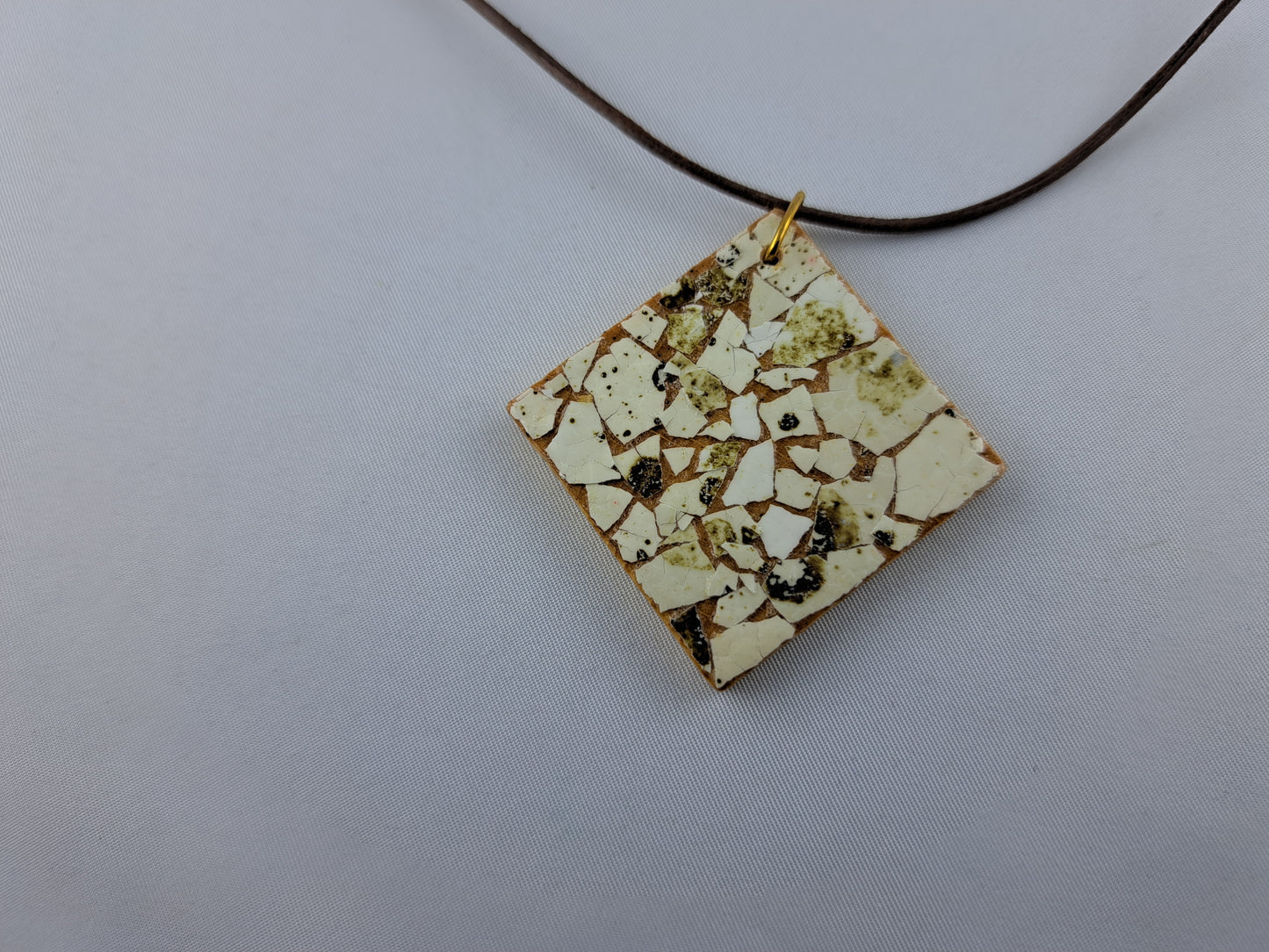 15124 - Pendentif EggShell Marbré