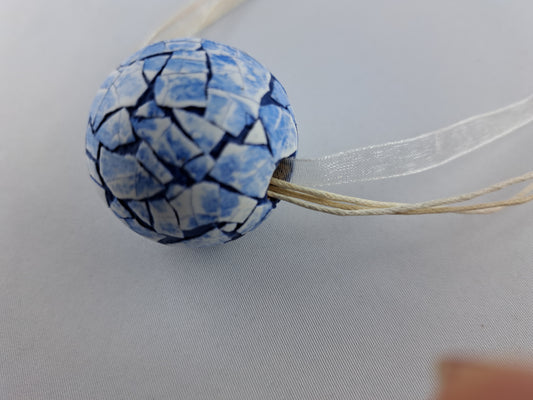 15168 - Pendentif EggShell bleu