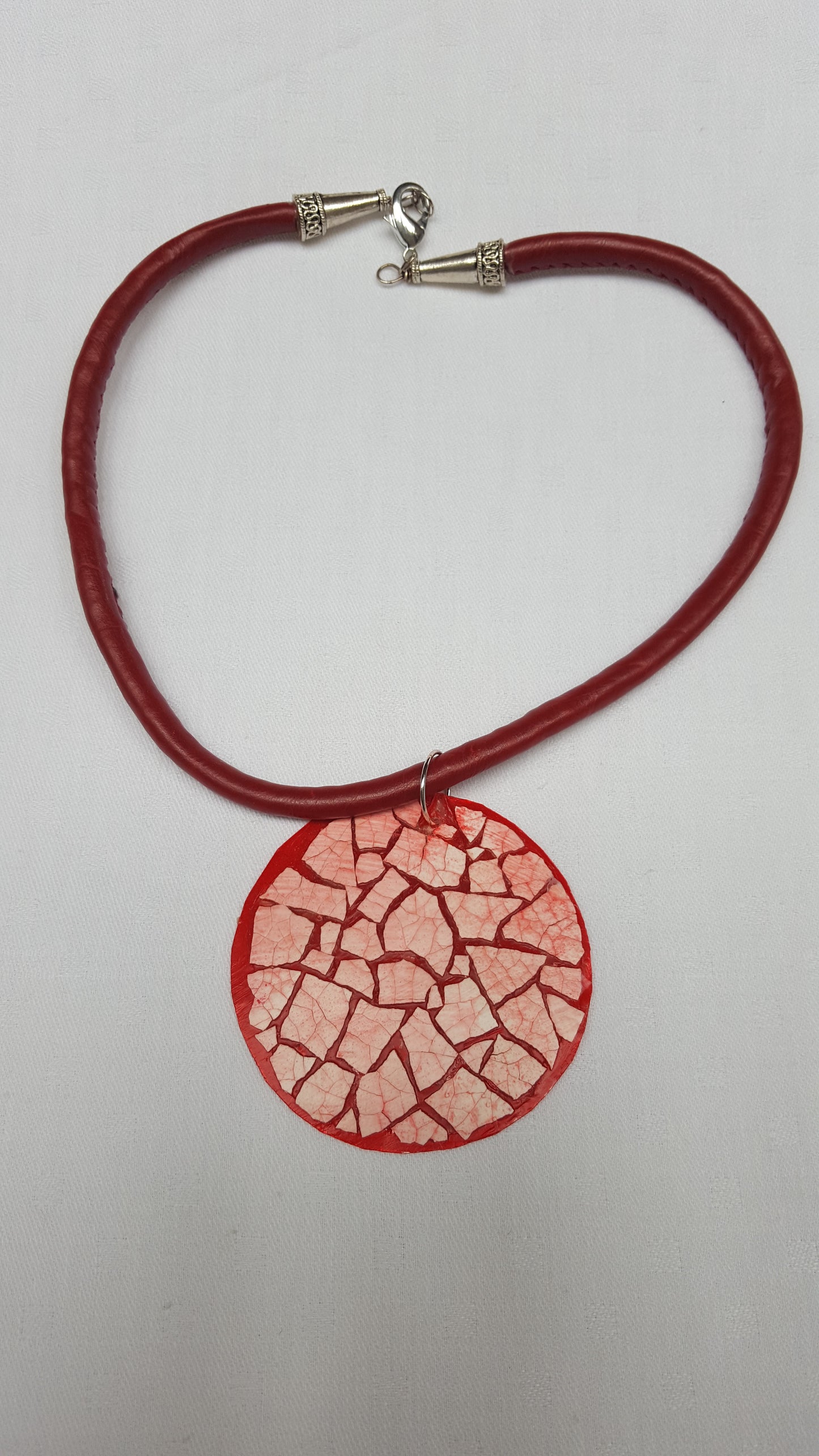 23102 - Pendentif EggShell rouge